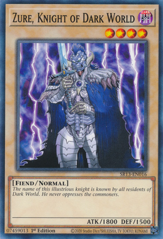 Zure, Knight of Dark World [SR13-EN016] Common