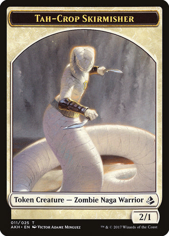 Tah-Crop Skirmisher // Cat Double-Sided Token [Amonkhet Tokens]