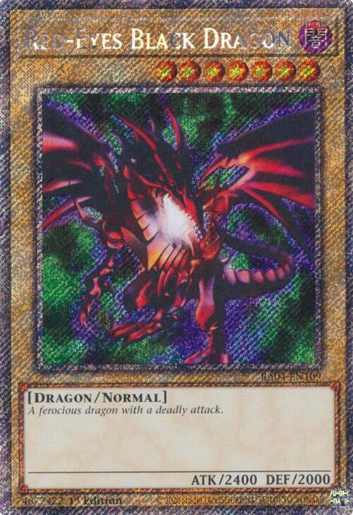 Red-Eyes Black Dragon (4th Art) [RA04-EN109] Platinum Secret Rare