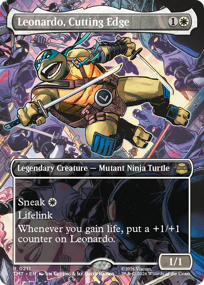 Leonardo, Cutting Edge (Borderless) [Teenage Mutant Ninja Turtles]