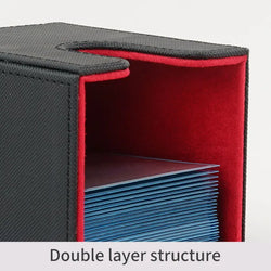 100+PU Game Card Deck Storage Box MTG Board Games Commander Card Carrying Organiser Case Trading Card Deck Box Gift
