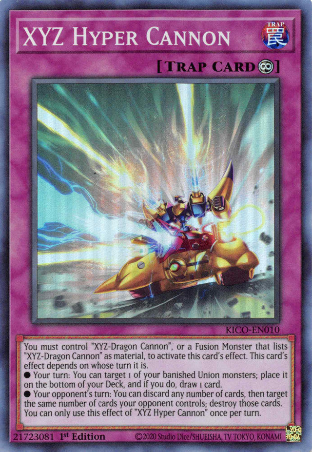 XYZ Hyper Cannon (Super Rare) [KICO-EN010] Super Rare