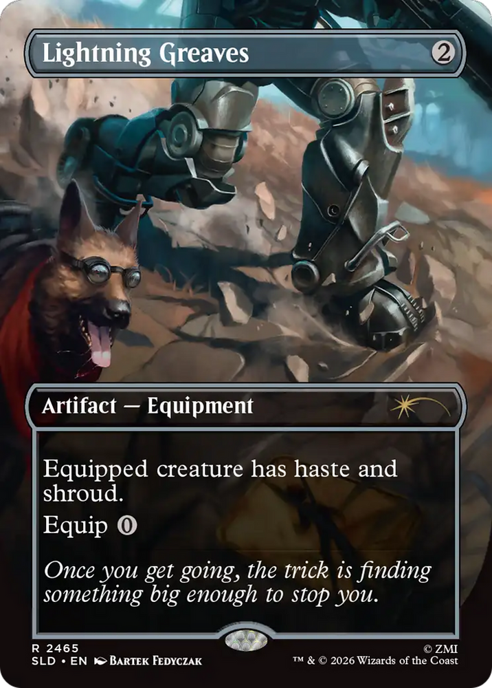 Lightning Greaves (2465) [Secret Lair Drop Series]